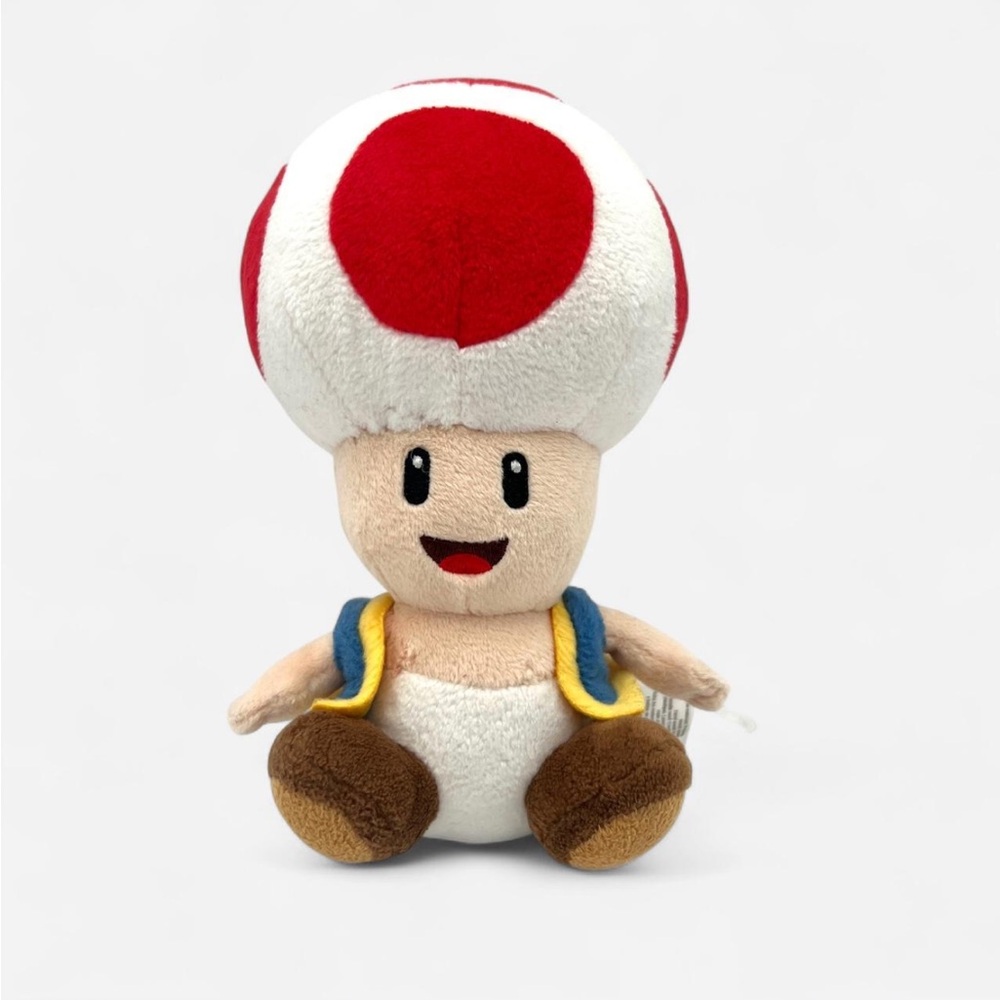 Super Mario Brothers Toad Plush Stuffed Toy from Little Buddy 2013